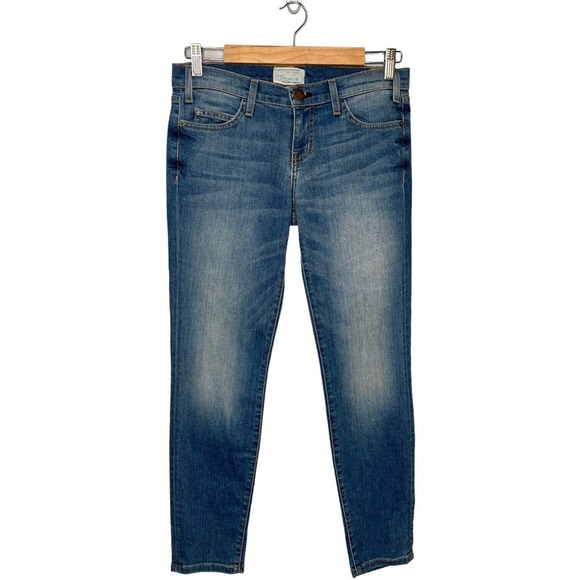 Current Elliott The Stiletto Ankle Skinny Carnival Blue 27 - Picture 2 of 14